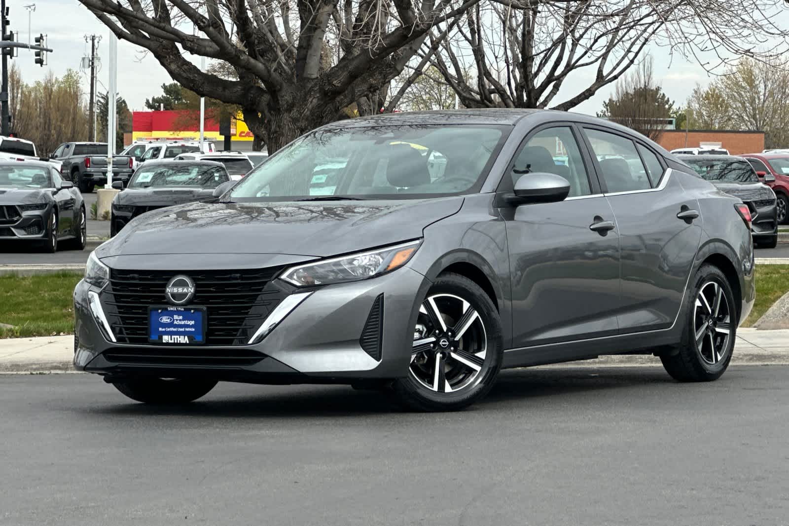 Gray (Gun Metallic) 2024 Nissan Sentra Sedan Front-Wheel Drive Continuously Variable Transmission
