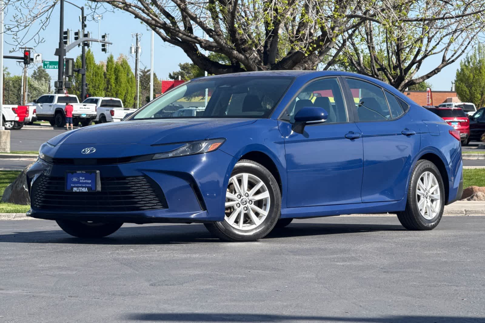 Reservoir Blue 2025 Toyota Camry Sedan All-Wheel Drive Continuously Variable Transmission