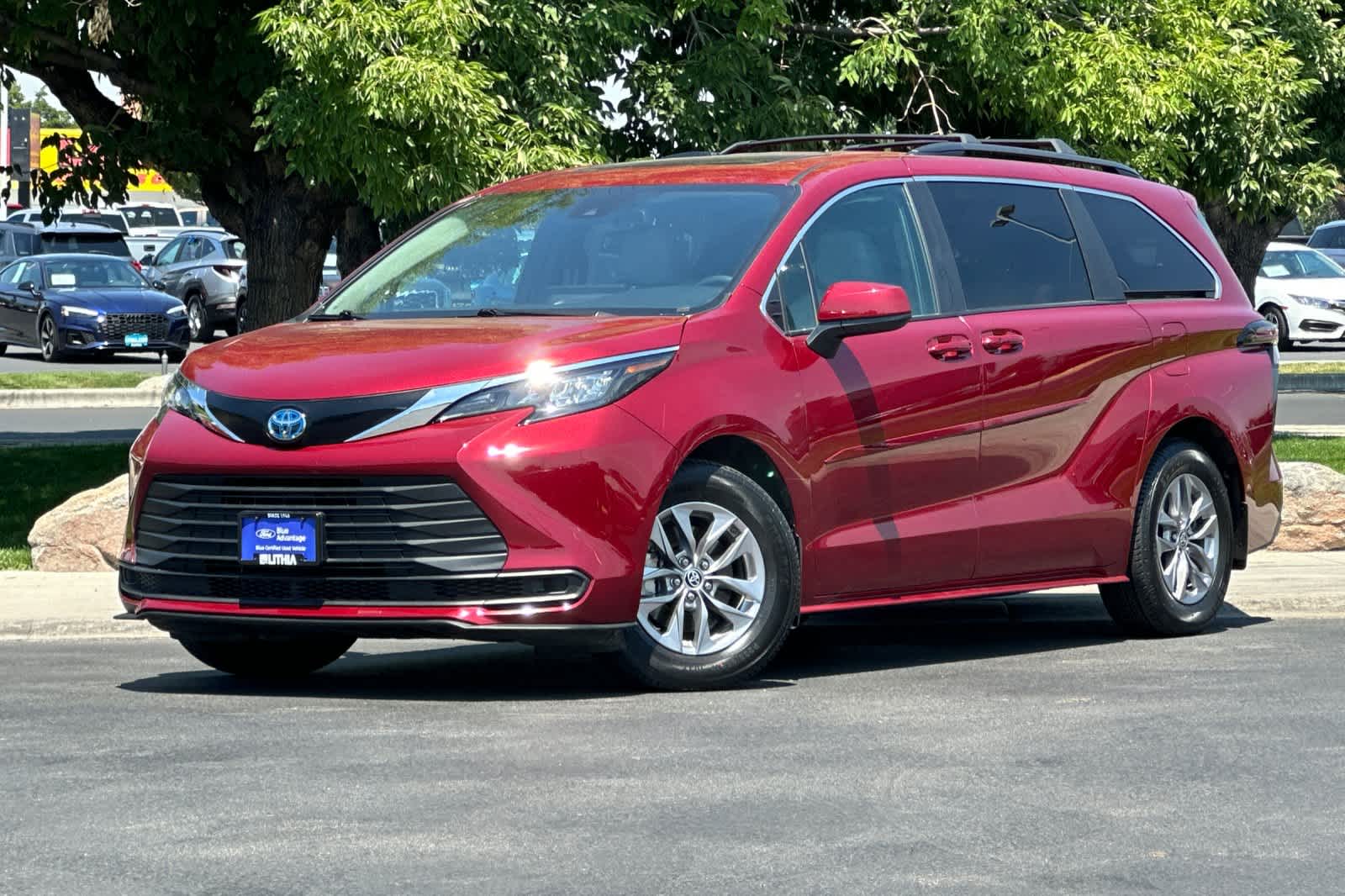 Red (Ruby Flare Pearl) 2025 Toyota Sienna Minivan All-Wheel Drive Continuously Variable Transmission