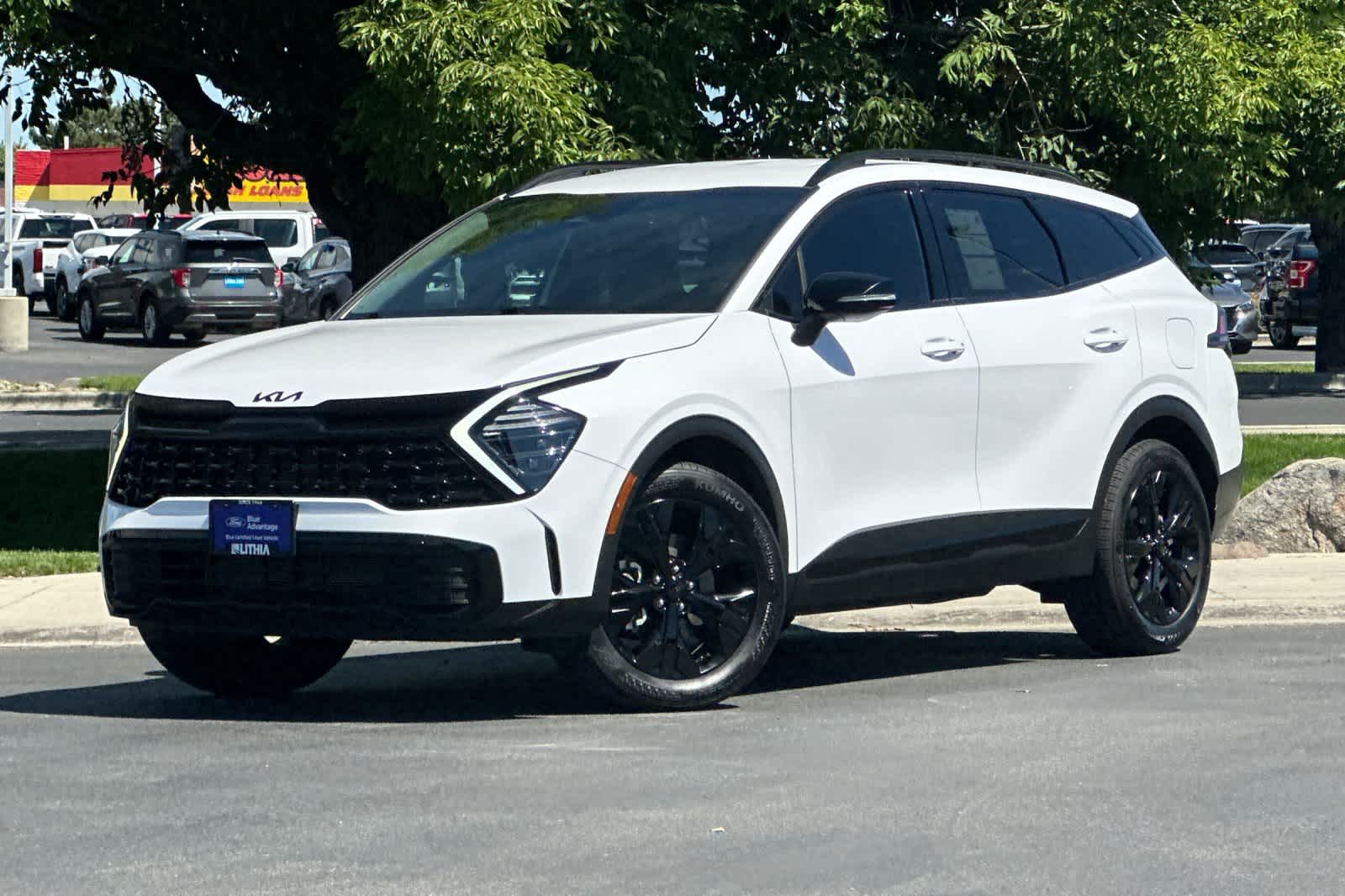 Glacial White Pearl 2025 Kia Sportage SUV / Crossover All-Wheel Drive 8-Speed Automatic