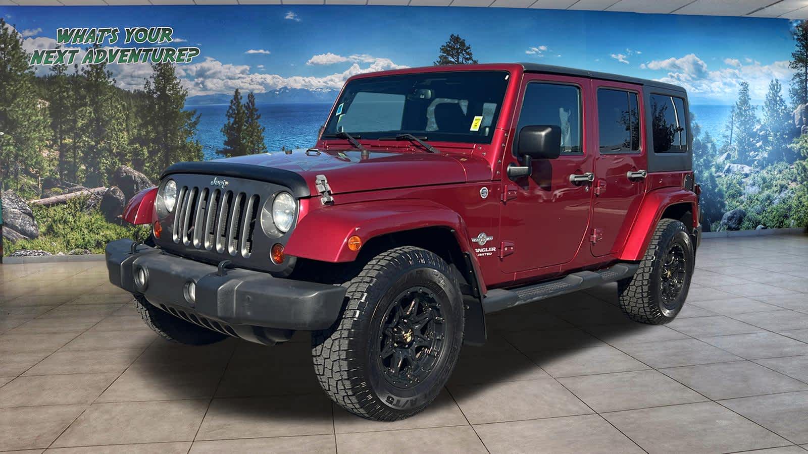Deep Cherry Red Crystal Pearl 2013 Jeep Wrangler SUV / Crossover Four-Wheel Drive 5-Speed Automatic