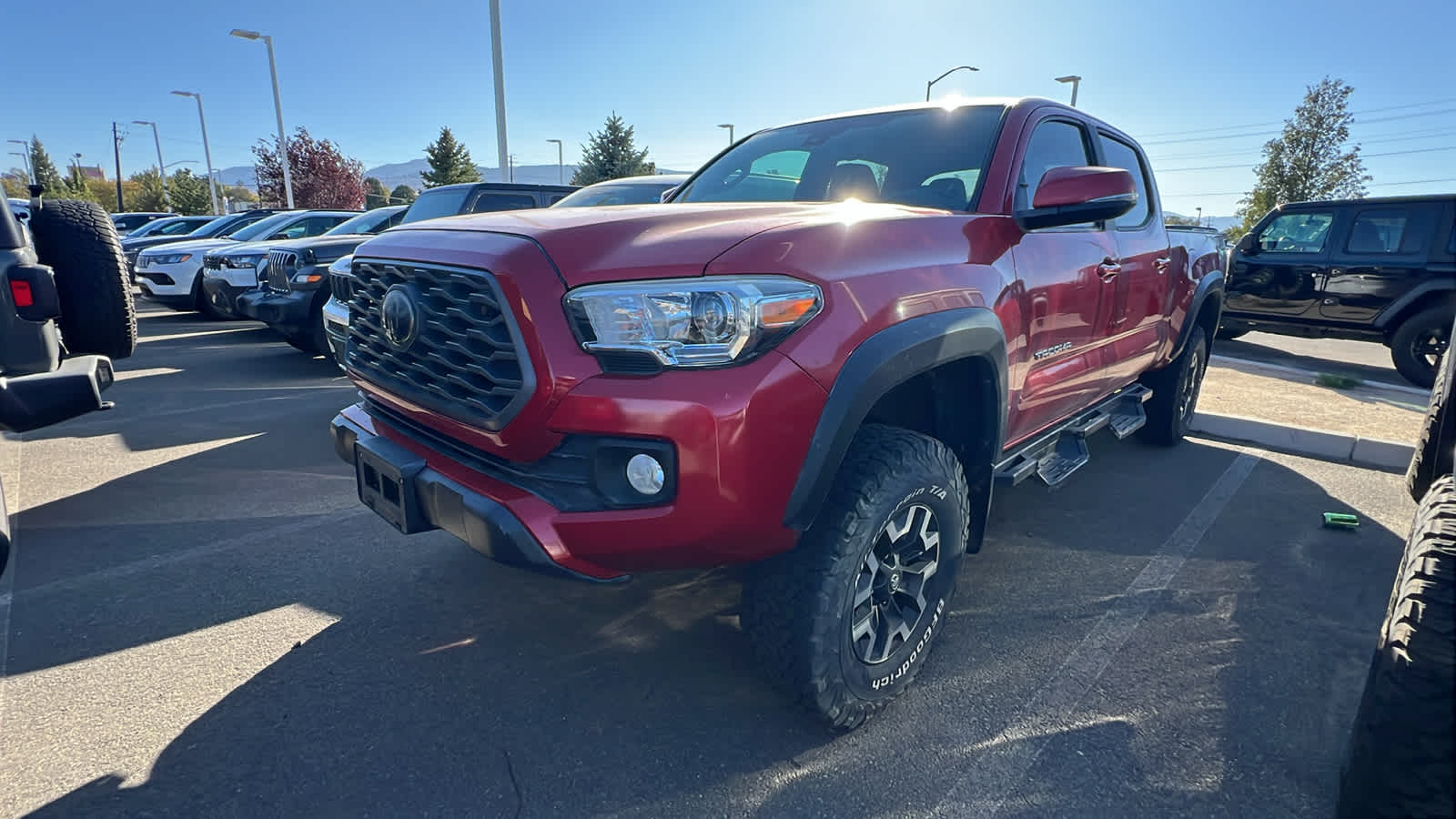 Barcelona Red Metallic 2020 Toyota Tacoma Pickup Truck Four-Wheel Drive 6-Speed Automatic