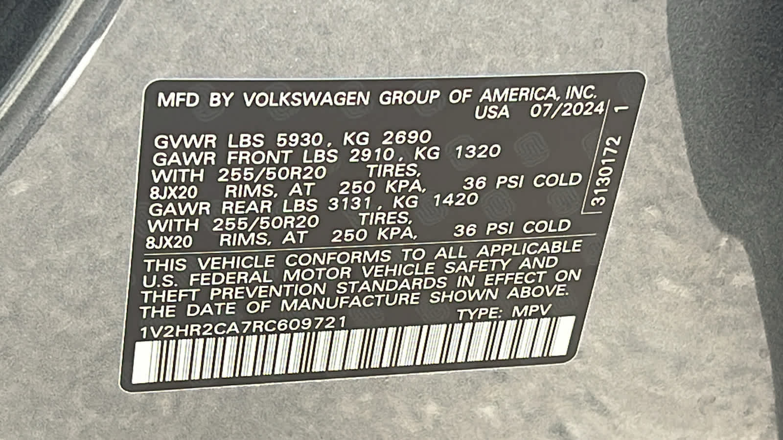 2024 Volkswagen Atlas 2.0T SE w/Technology 21