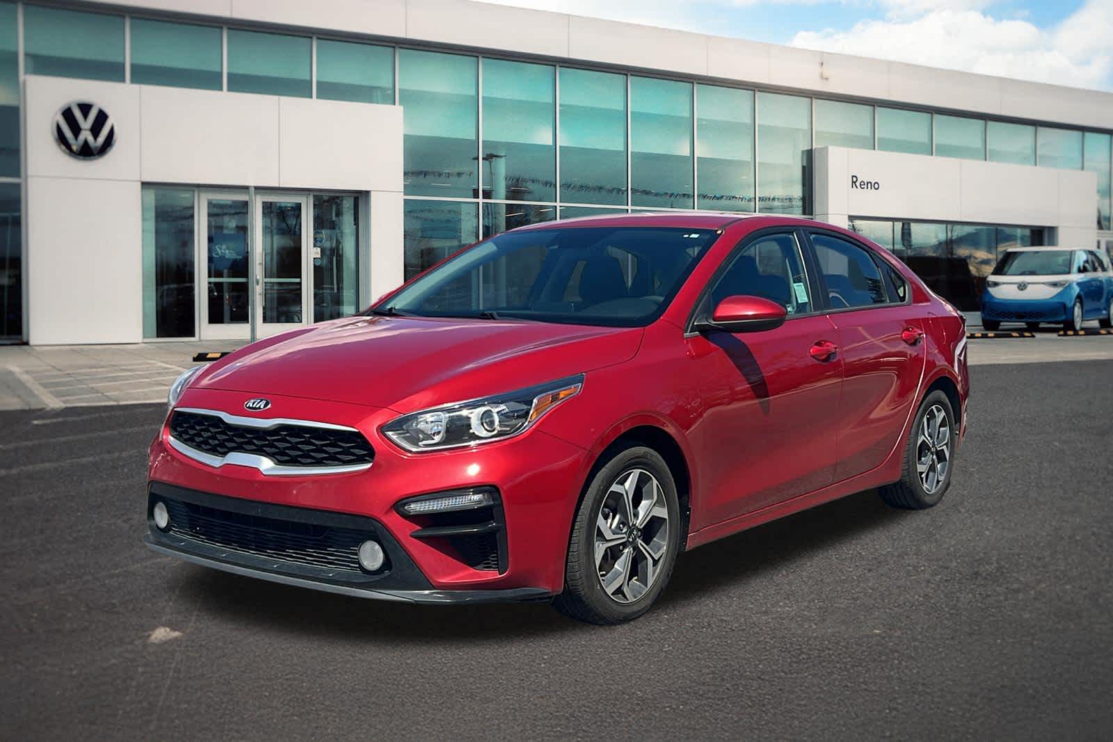Currant Red 2020 Kia Forte LXS FWD Sedan Front-Wheel Drive Automatic