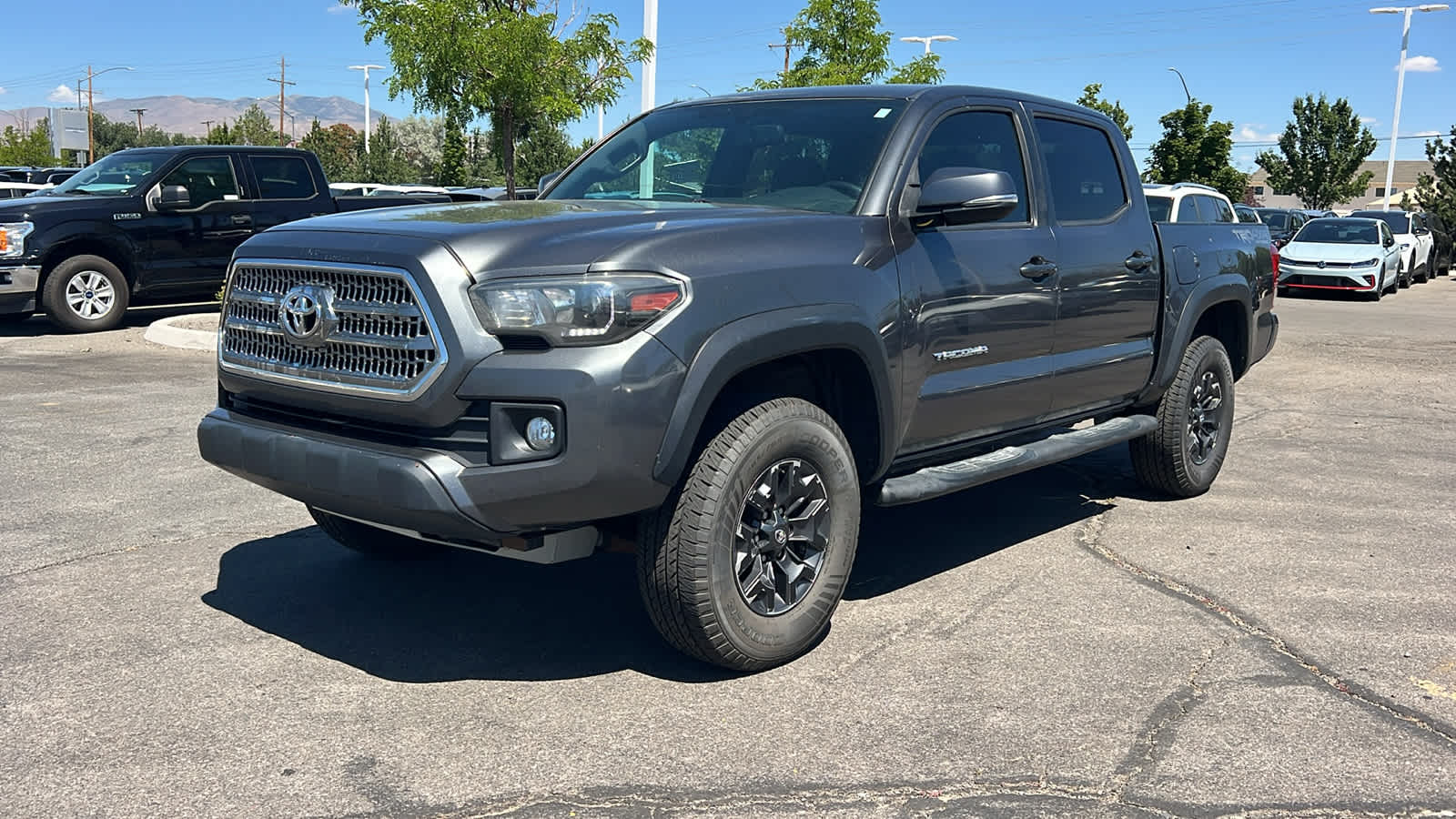 Magnetic Gray Metallic 2017 Toyota Tacoma Pickup Truck Four-Wheel Drive Automatic