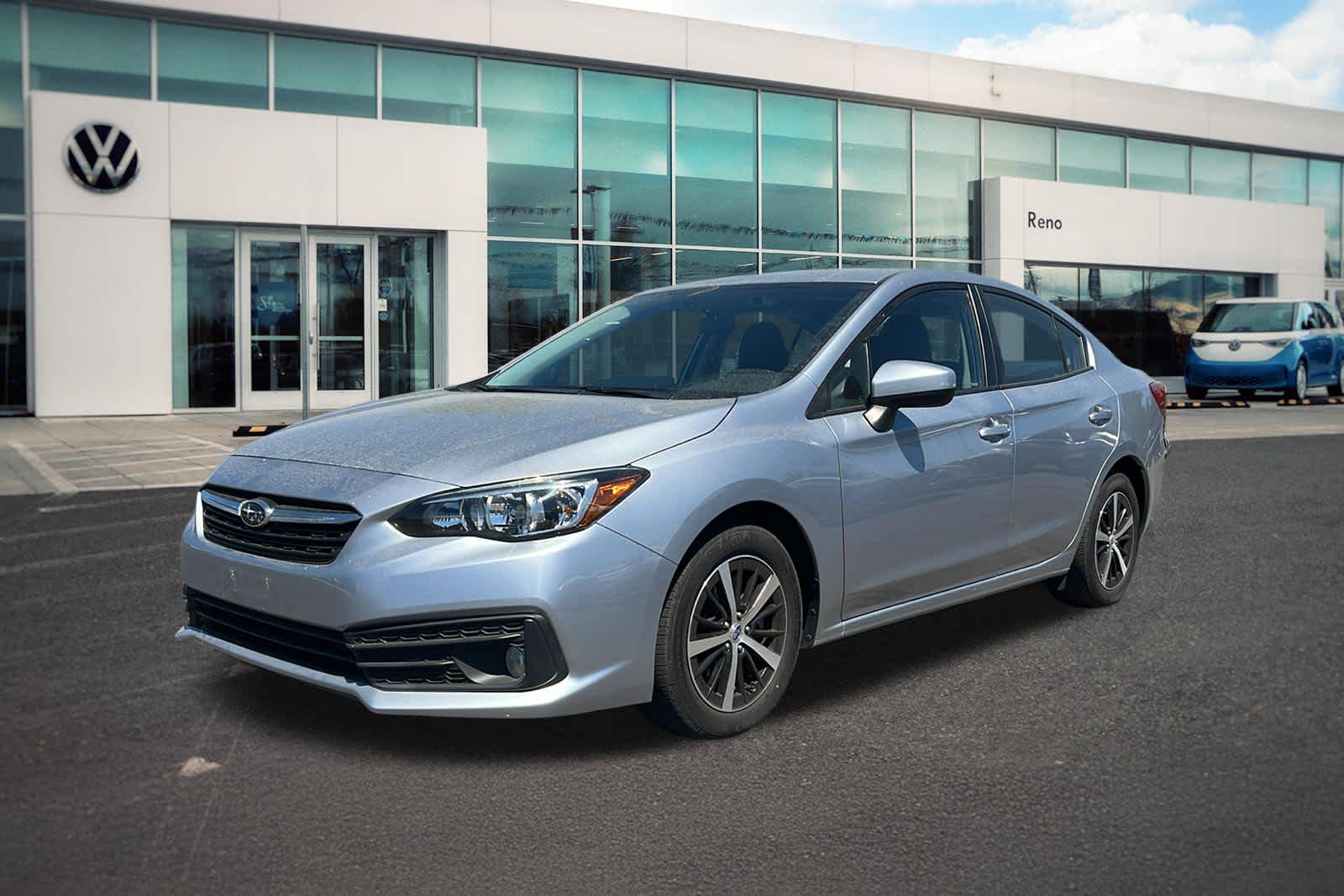 Ice Silver Metallic 2023 Subaru Impreza Sedan All-Wheel Drive Continuously Variable Transmission