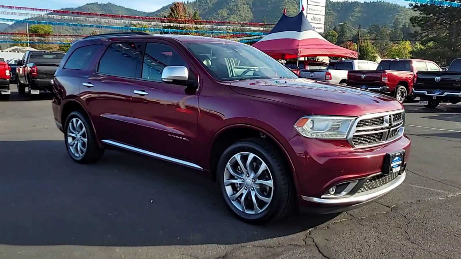 Used 2018 Dodge Durango Anodized Platinum with VIN 1C4RDJEG5JC404709 for sale in Grants Pass, OR