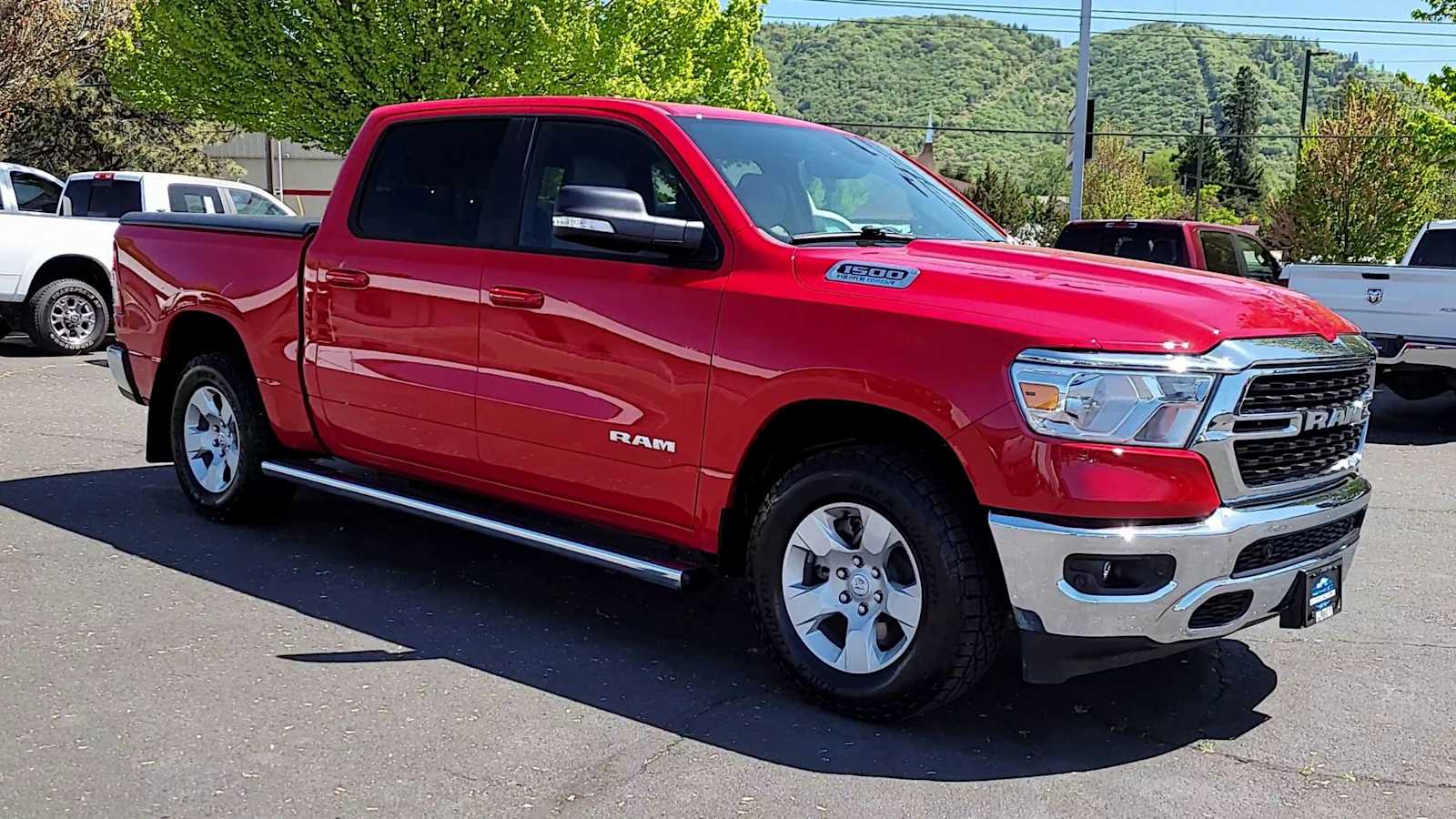 Certified 2022 RAM Ram 1500 Pickup Big Horn/Lone Star with VIN 1C6SRFFT0NN315207 for sale in Grants Pass, OR