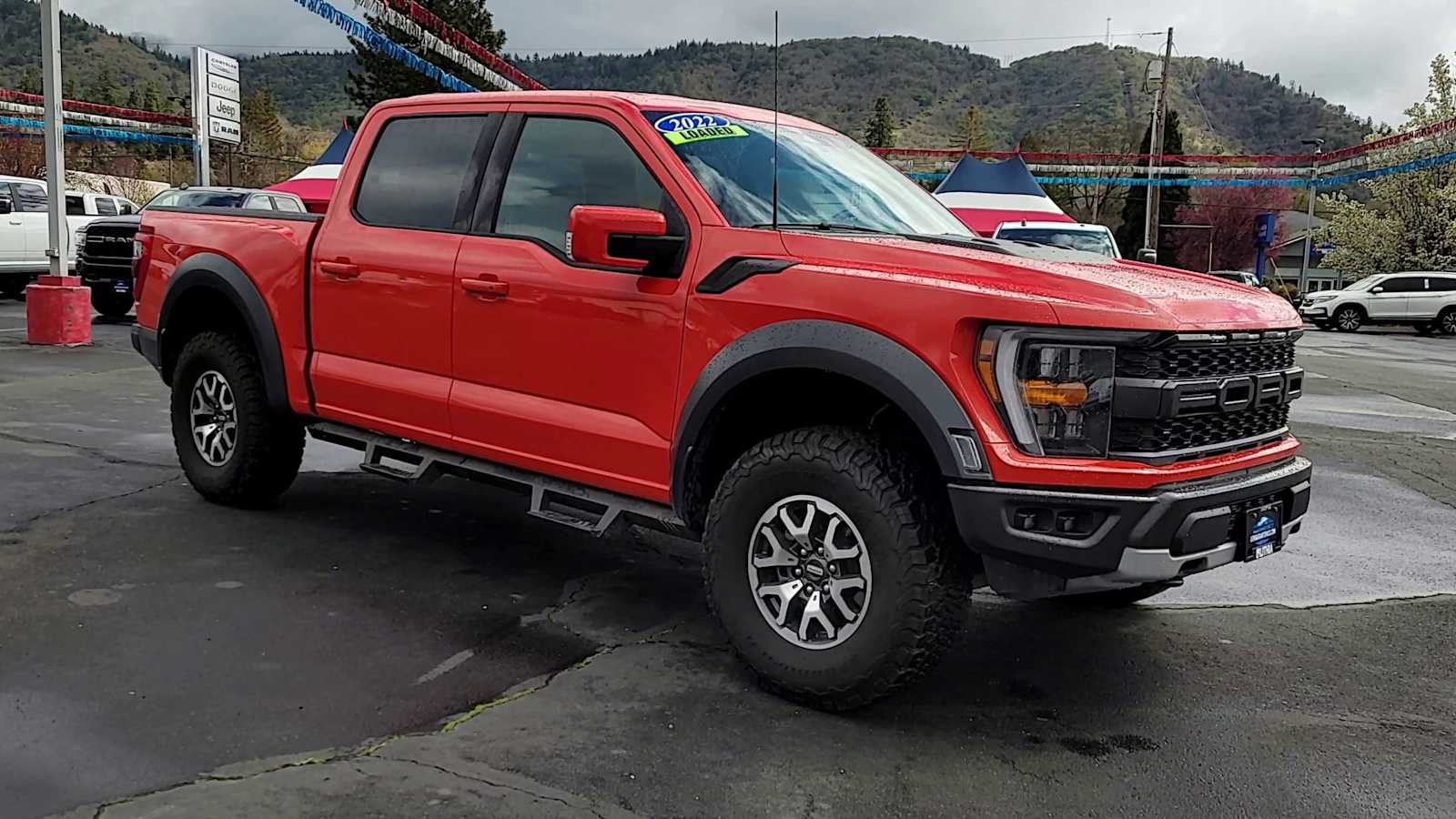 Used 2022 Ford F-150 Raptor with VIN 1FTFW1RG2NFC29489 for sale in Grants Pass, OR
