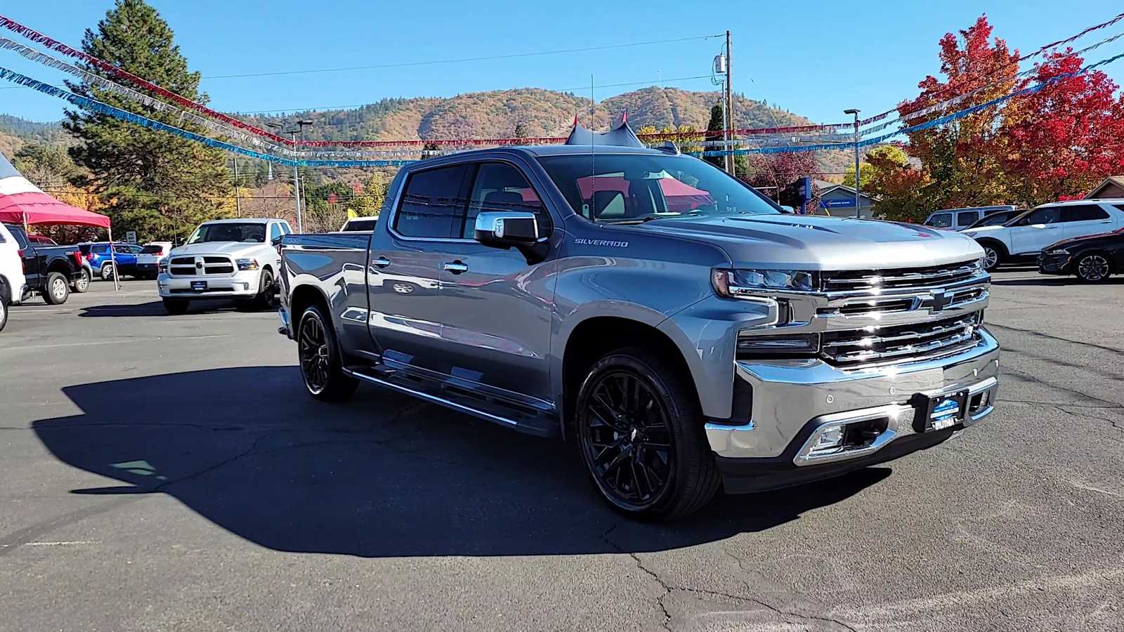 Used 2021 Chevrolet Silverado 1500 LTZ with VIN 1GCUYGEL1MZ174991 for sale in Grants Pass, OR