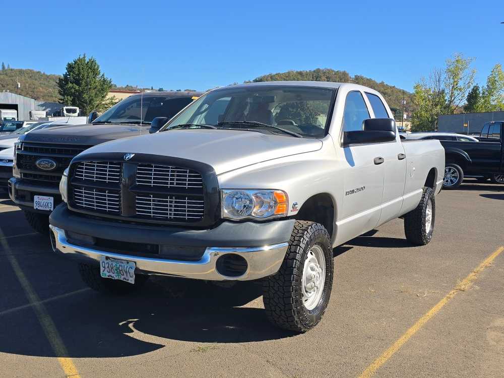 Bright Silver Metallic 2005 Dodge RAM 2500 Pickup Truck Four-Wheel Drive 4-Speed Automatic