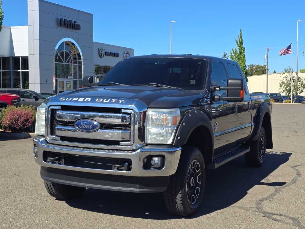 Gray (Magnetic Metallic) 2015 Ford F-250 Super Duty Pickup Truck Four-Wheel Drive 6-Speed Automatic