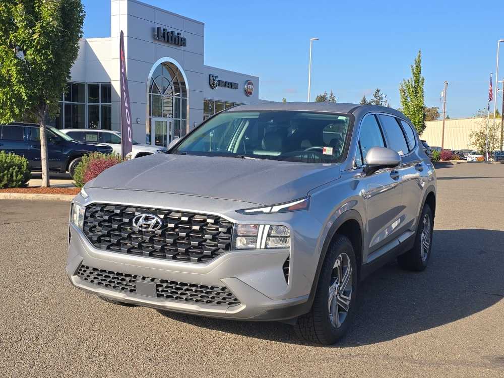 Shimmering Silver 2022 Hyundai Santa Fe SUV / Crossover All-Wheel Drive Automatic