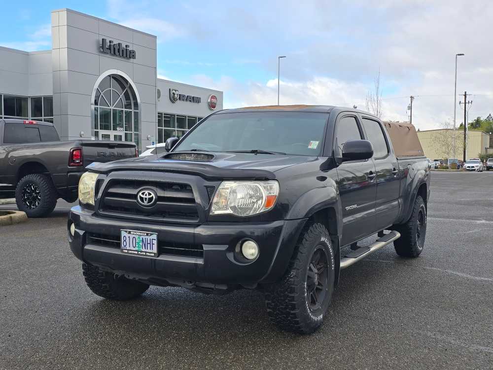 Black Sand Pearl 2007 Toyota Tacoma Double Cab V6 4WD Pickup Truck Four-Wheel Drive 5-Speed Automatic