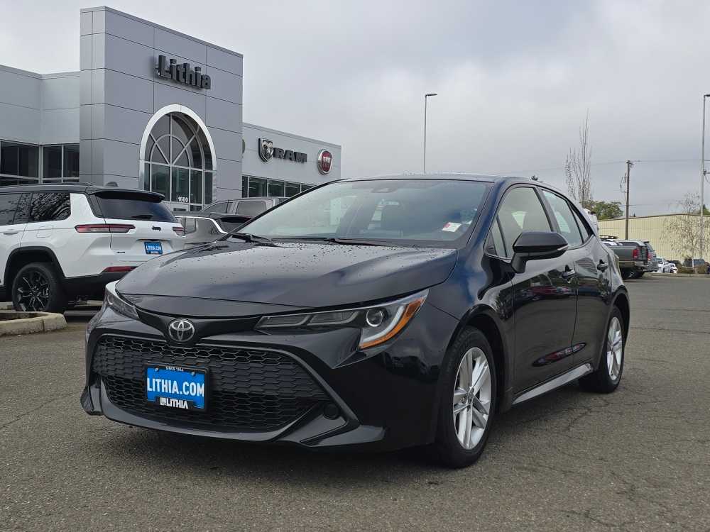 Midnight Black Metallic 2020 Toyota Corolla Hatchback SE FWD Hatchback Front-Wheel Drive Continuously Variable Transmission