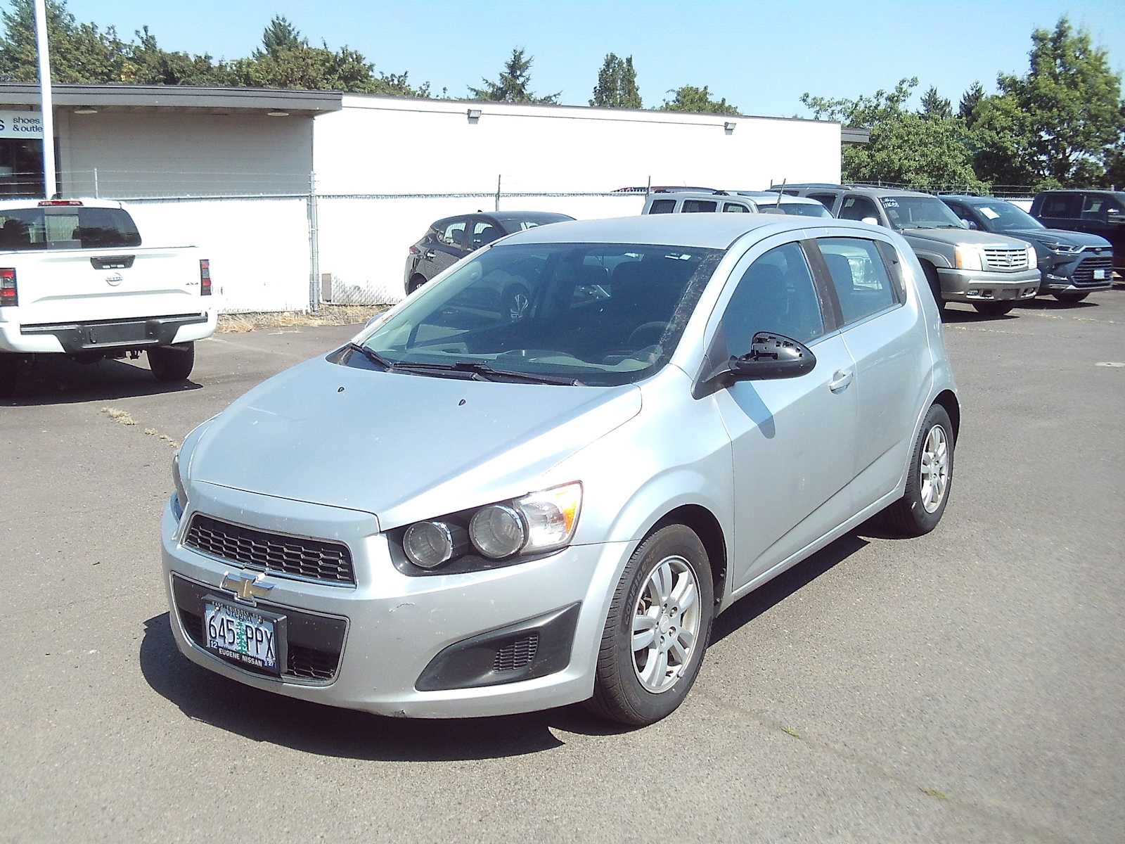 Silver Ice Metallic 2016 Chevrolet Sonic Hatchback Front-Wheel Drive 6-Speed Automatic