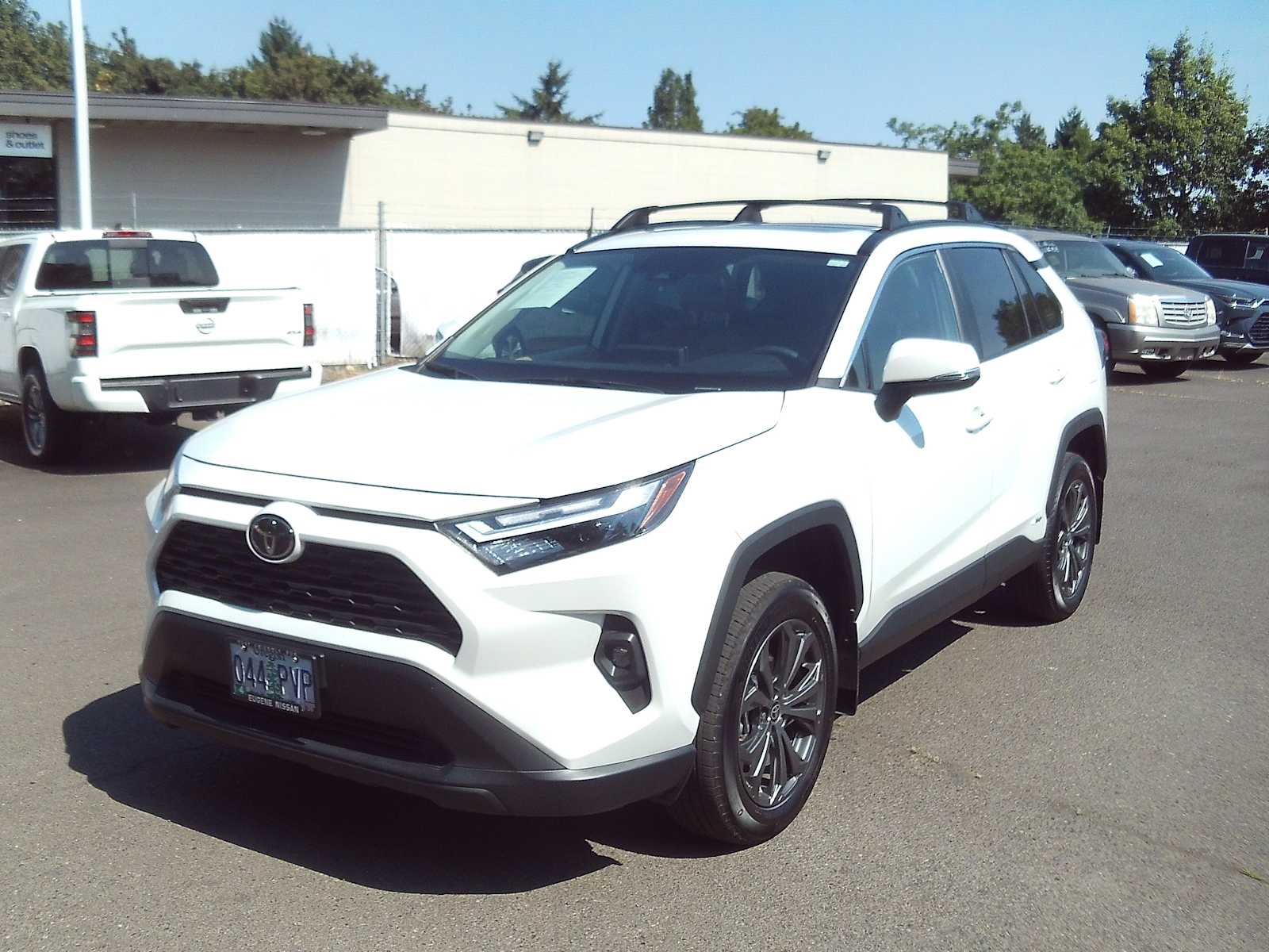 White (Wind Chill Pearl) 2025 Toyota RAV4 Hybrid SUV / Crossover All-Wheel Drive Continuously Variable Transmission