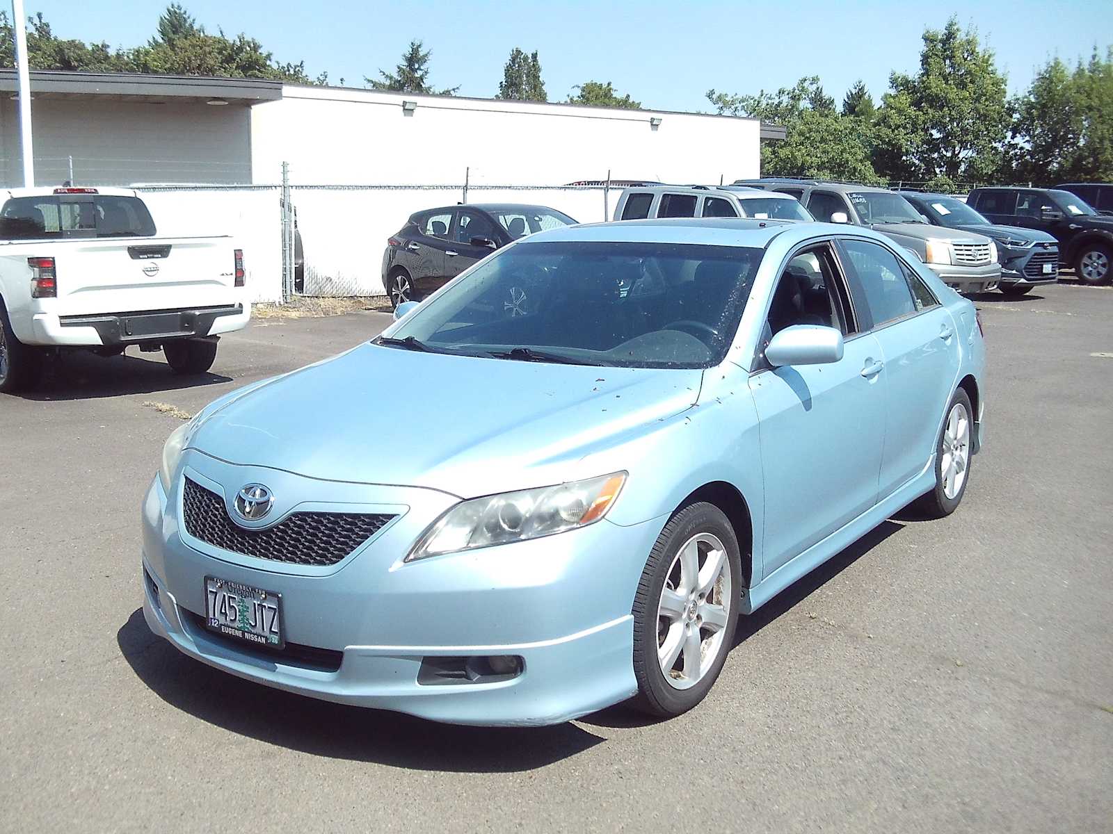 Sky Blue Pearl 2009 Toyota Camry Sedan Front-Wheel Drive Automatic