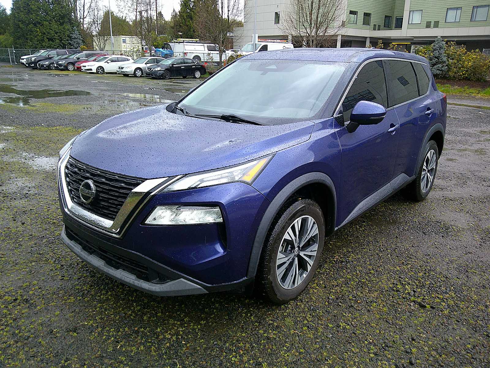 Caspian Blue Metallic 2021 Nissan Rogue SV AWD SUV / Crossover All-Wheel Drive Continuously Variable Transmission