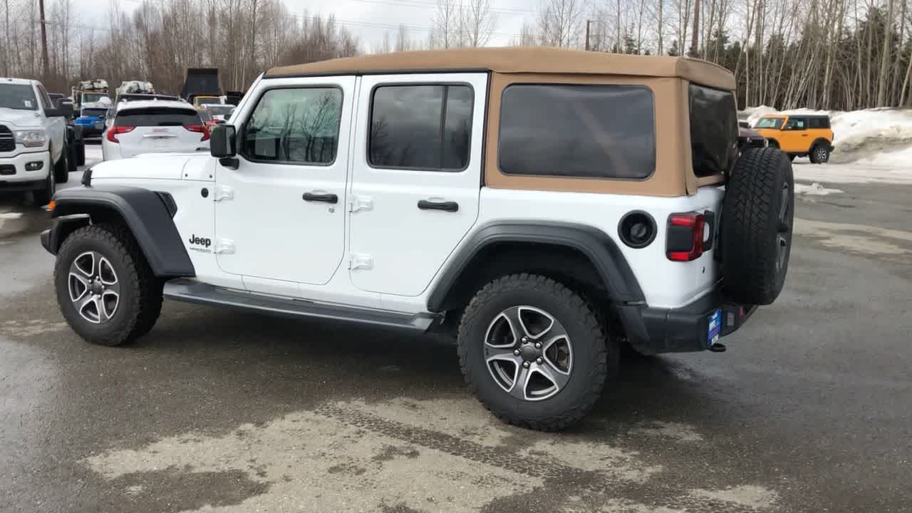 2020 Jeep Wrangler Unlimited Black and Tan 10