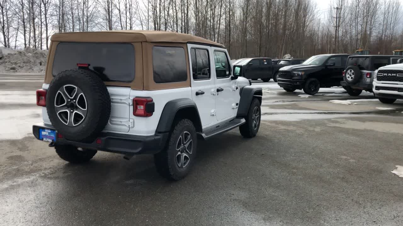 2020 Jeep Wrangler Unlimited Black and Tan 14