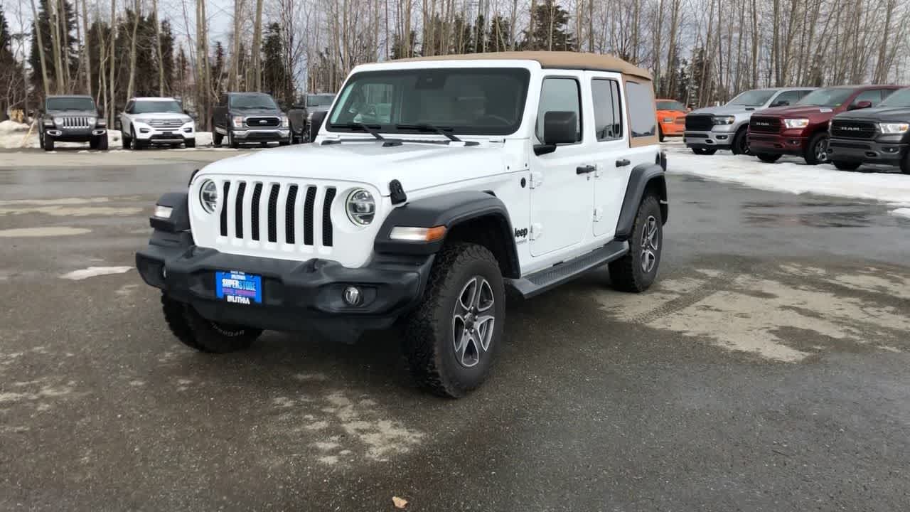 2020 Jeep Wrangler Unlimited Black and Tan 6