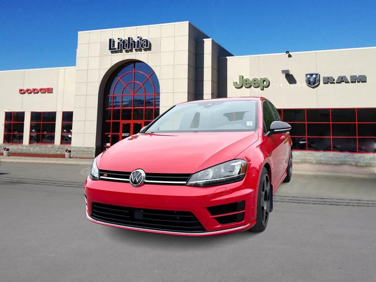 Red 2017 Volkswagen Golf R 4-Door AWD with DCC and Navigation Hatchback All-Wheel Drive 6-Speed Automatic