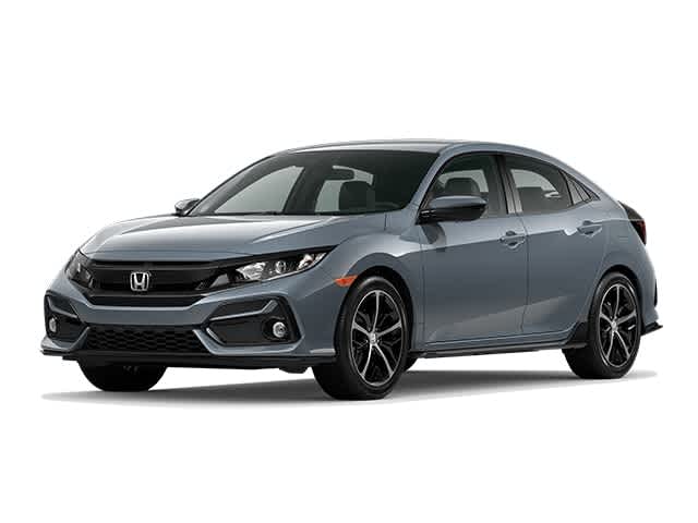 Sonic Gray Pearl 2021 Honda Civic Hatchback Hatchback Front-Wheel Drive 6-Speed Manual