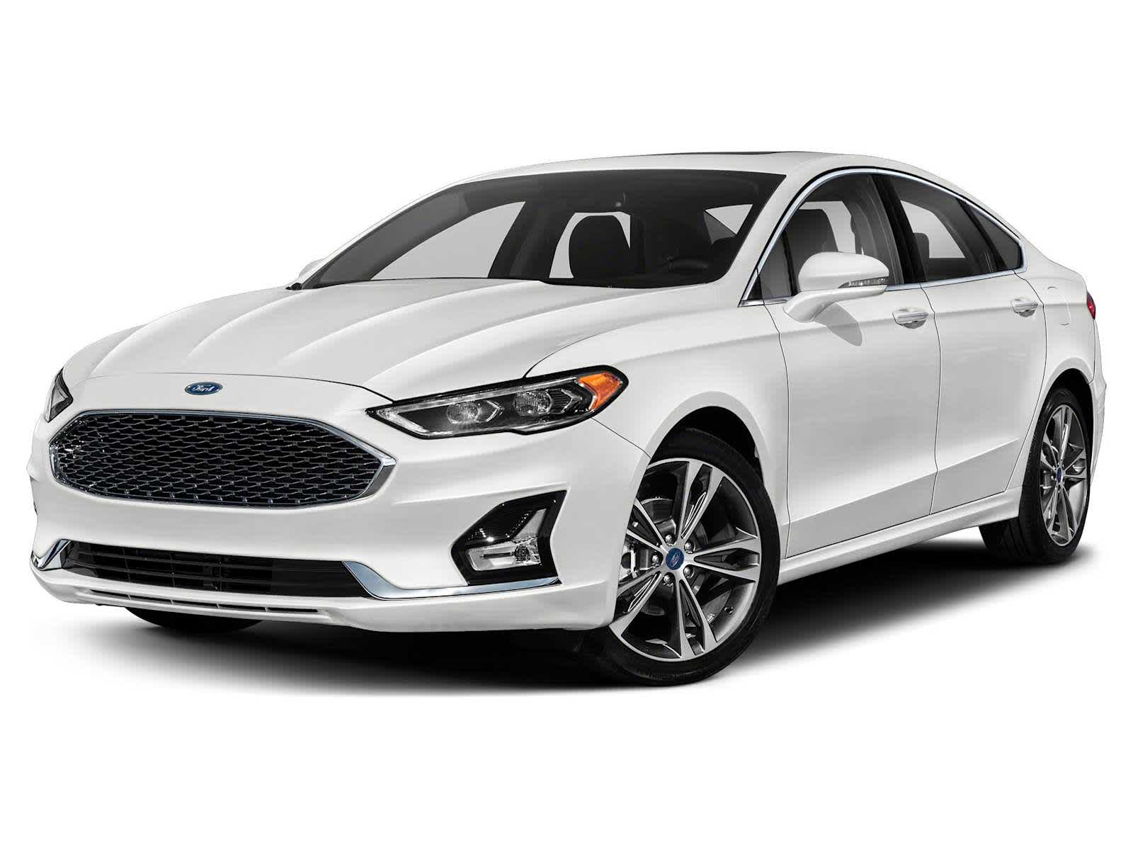 Oxford White 2020 Ford Fusion Sedan All-Wheel Drive 6-Speed Automatic