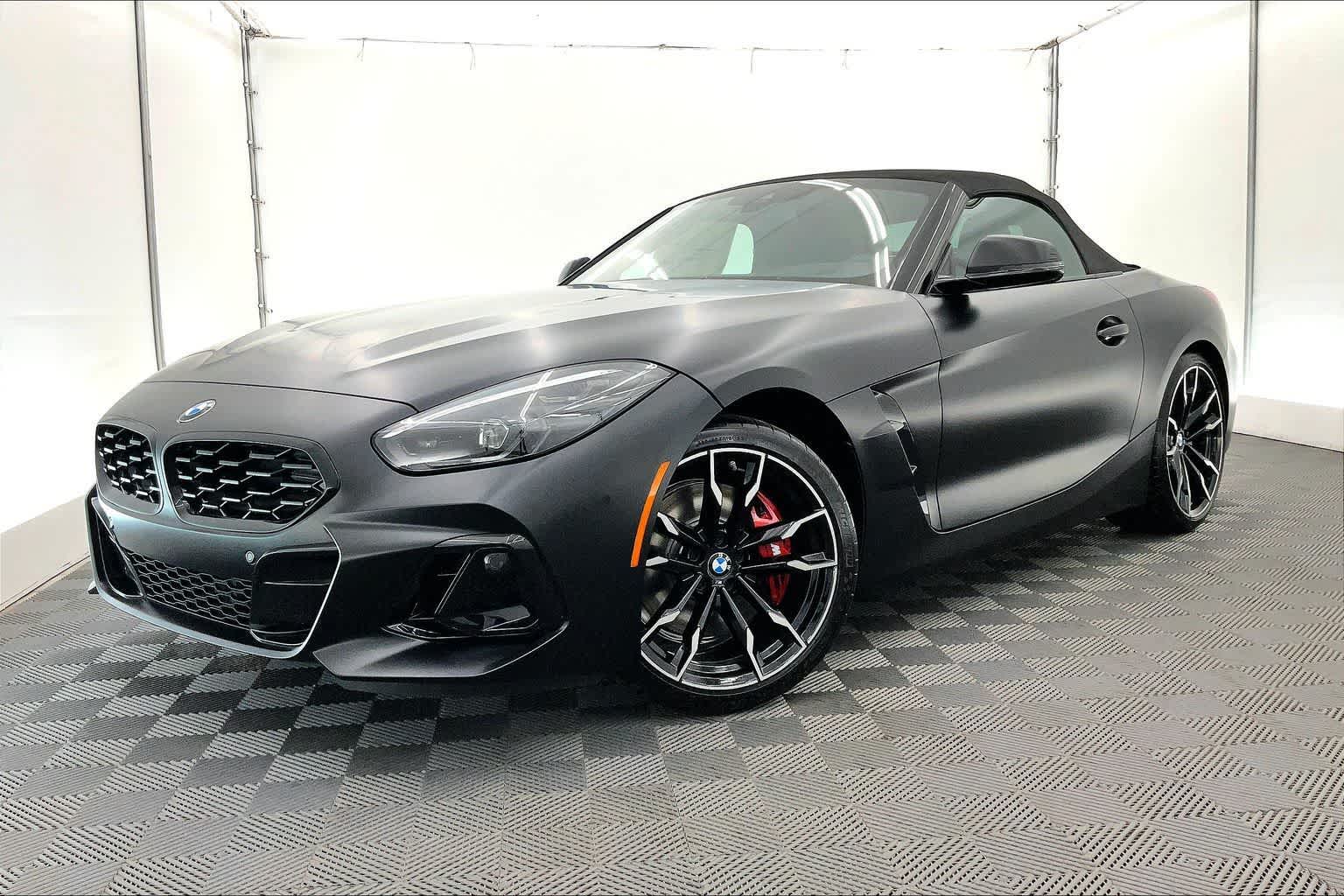 Black 2026 BMW Z4 M40i RWD Convertible Rear-Wheel Drive 8-Speed Automatic