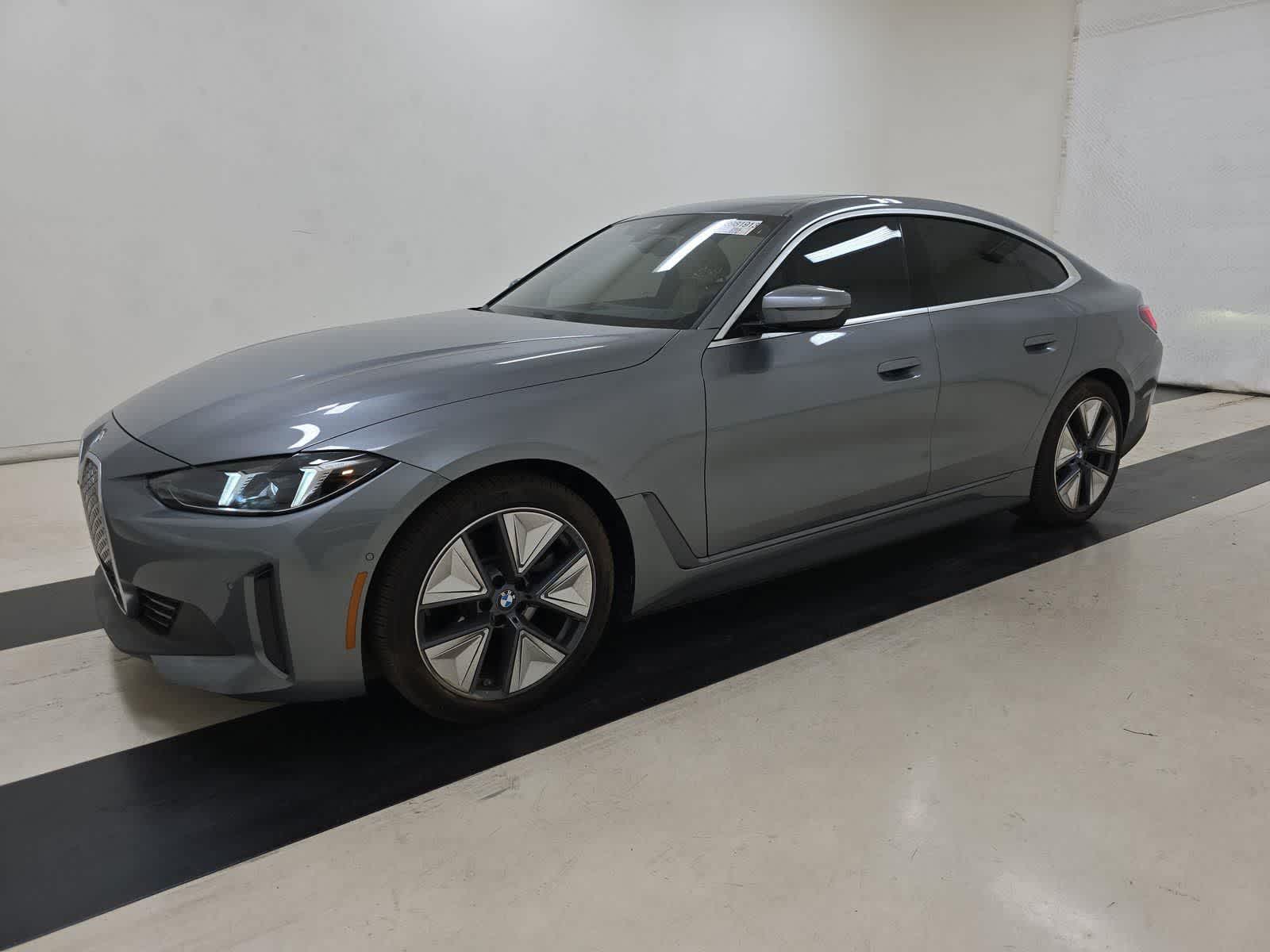 Gray (Skyscraper Grey Metallic) 2025 BMW i4 eDrive40 Gran Coupe FWD Sedan Rear-Wheel Drive 1-Speed Automatic