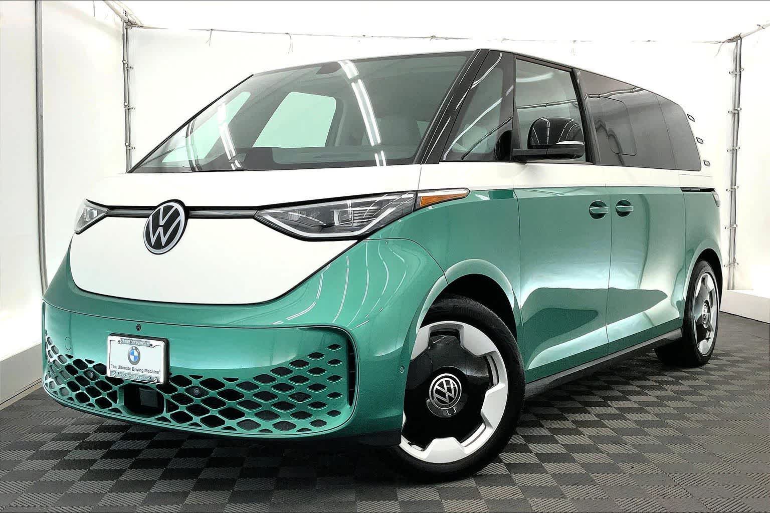 Mahi Green 2025 Volkswagen ID.Buzz Pro S Plus 4Motion Minivan All-Wheel Drive 1-Speed Automatic