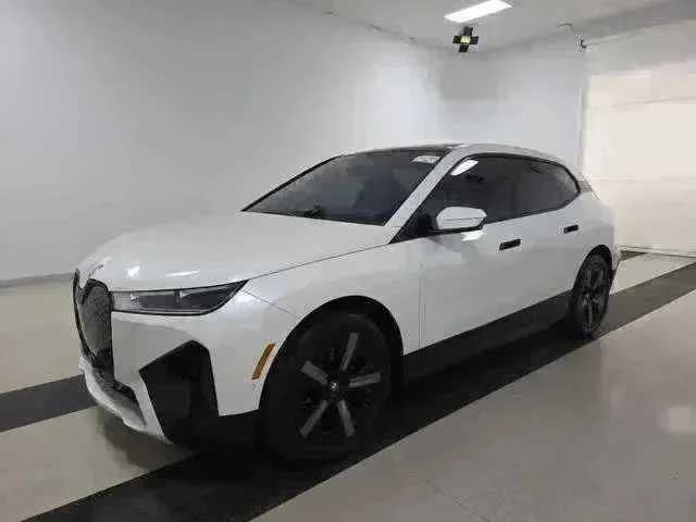 Mineral White Metallic 2024 BMW iX SUV / Crossover All-Wheel Drive 1-Speed Automatic