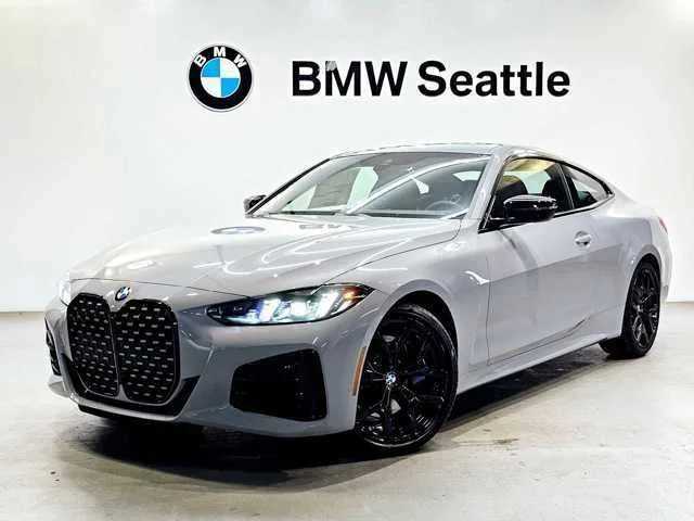 Gray (Brooklyn Grey Metallic) 2025 BMW 4 Series Coupe All-Wheel Drive 8-Speed Automatic