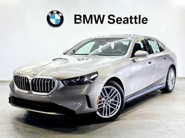 Gray (Oxide Grey Metallic) 2025 BMW 5 Series Sedan All-Wheel Drive 8-Speed Automatic