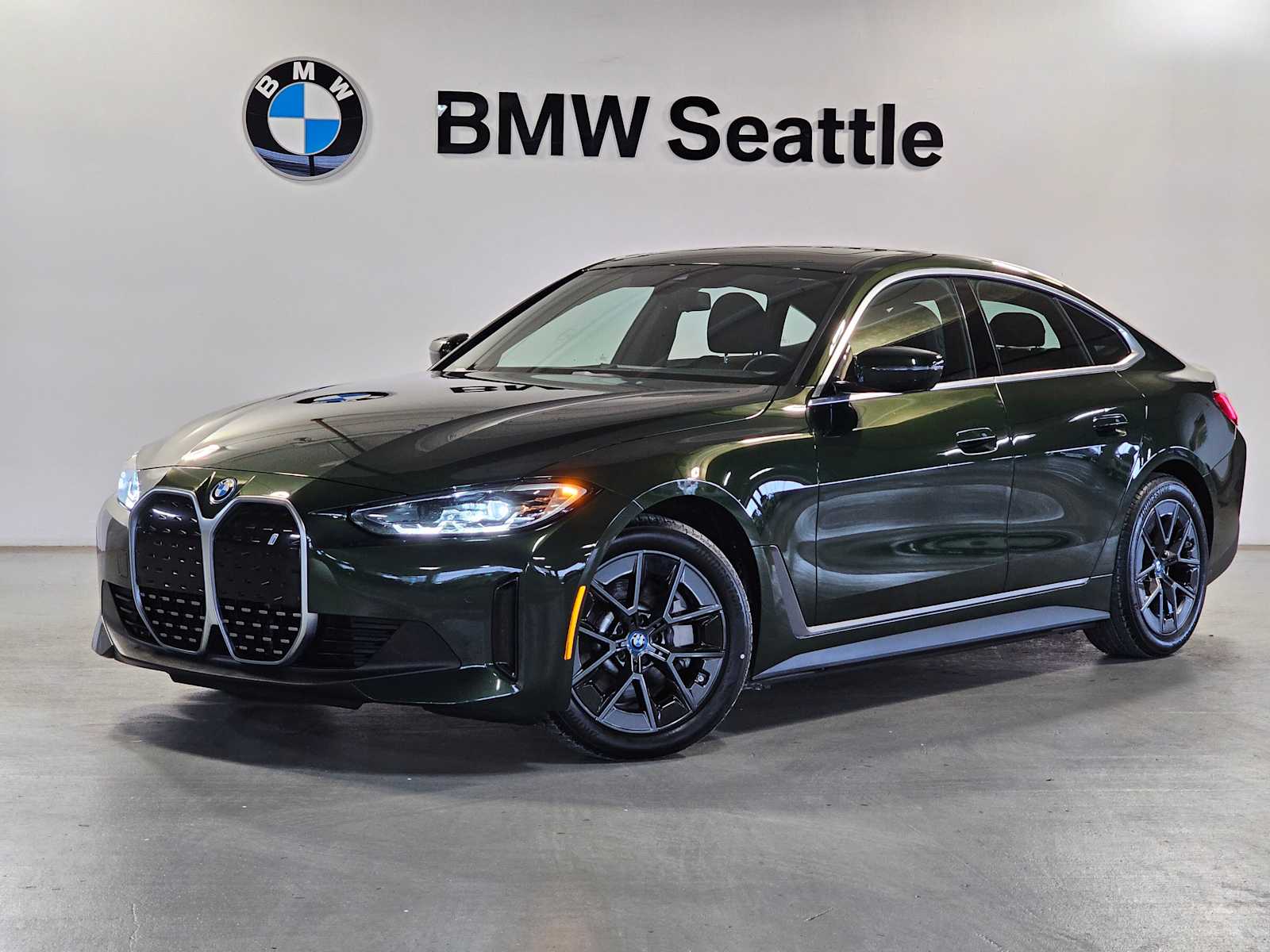 San Remo Green Metallic 2023 BMW i4 eDrive35 Gran Coupe FWD Sedan Rear-Wheel Drive 1-Speed Automatic