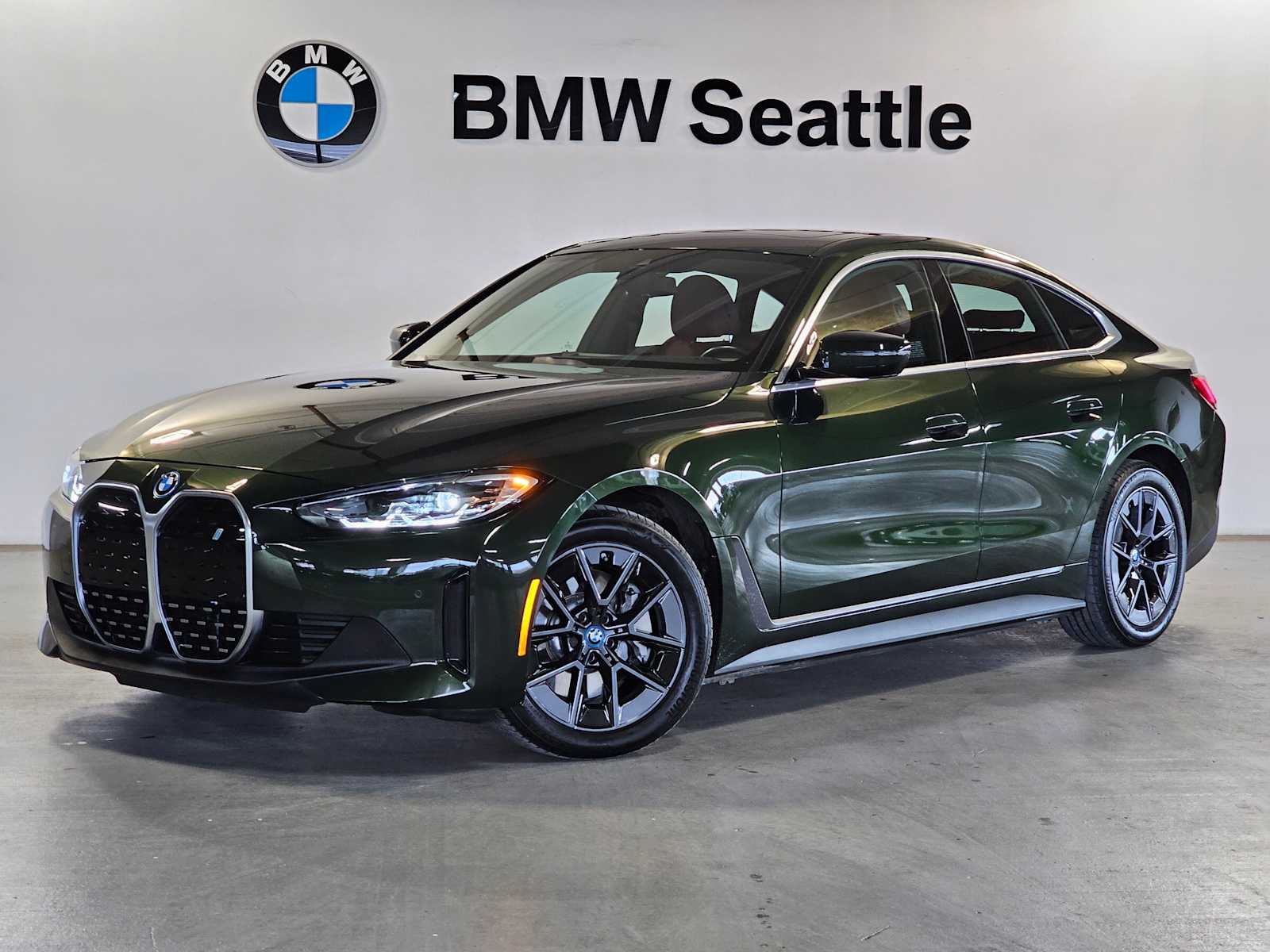 San Remo Green Metallic 2023 BMW i4 eDrive35 Gran Coupe FWD Sedan Rear-Wheel Drive 1-Speed Automatic