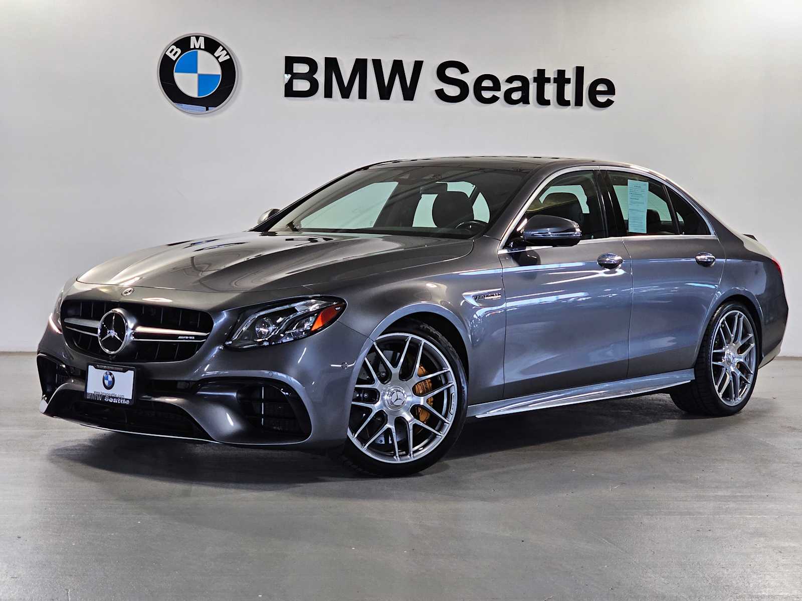 Gray (Selenite Grey Metallic) 2019 Mercedes-Benz E-Class AMG E 63 S Sedan 4MATIC+ Sedan All-Wheel Drive 9-Speed Automatic