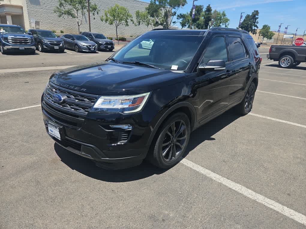 Shadow Black 2018 Ford Explorer SUV / Crossover Front-Wheel Drive 6-Speed Automatic