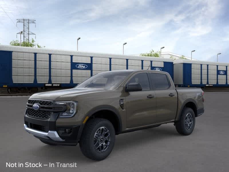 Gray 2026 Ford Ranger XLT SuperCrew 4WD Pickup Truck Four-Wheel Drive Automatic