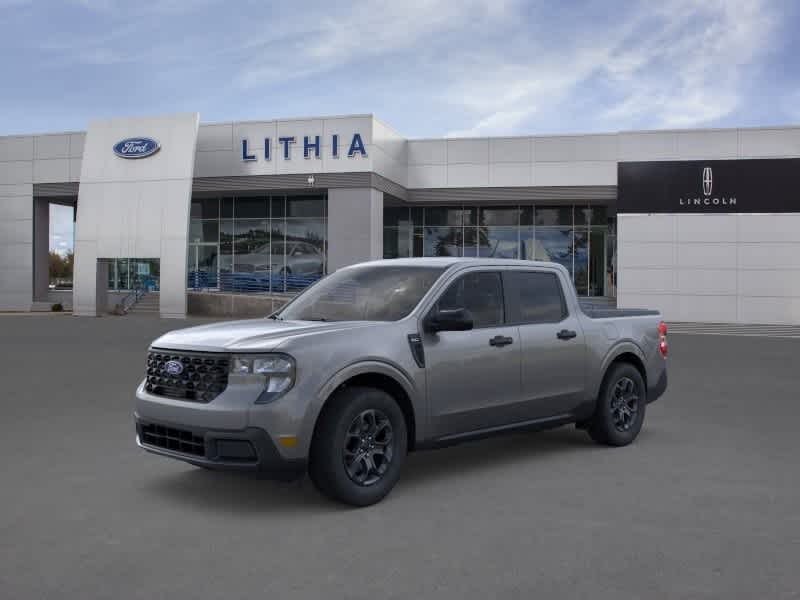 Gray 2026 Ford Maverick XLT SuperCrew FWD Pickup Truck Front-Wheel Drive Automatic