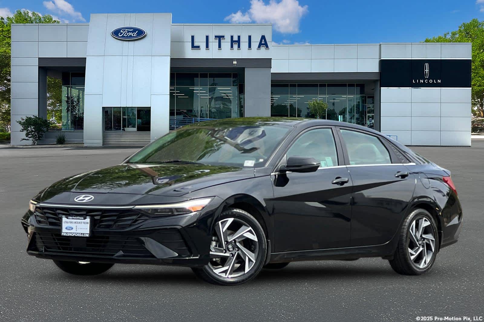 Abyss Black 2024 Hyundai Elantra Hybrid Limited FWD Sedan Front-Wheel Drive 6-Speed Automatic