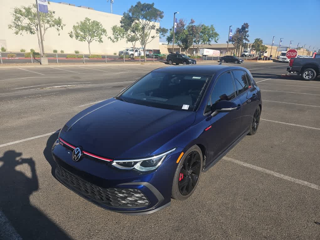 Atlantic Blue Metallic 2022 Volkswagen Golf GTI Hatchback Front-Wheel Drive 6-Speed Manual