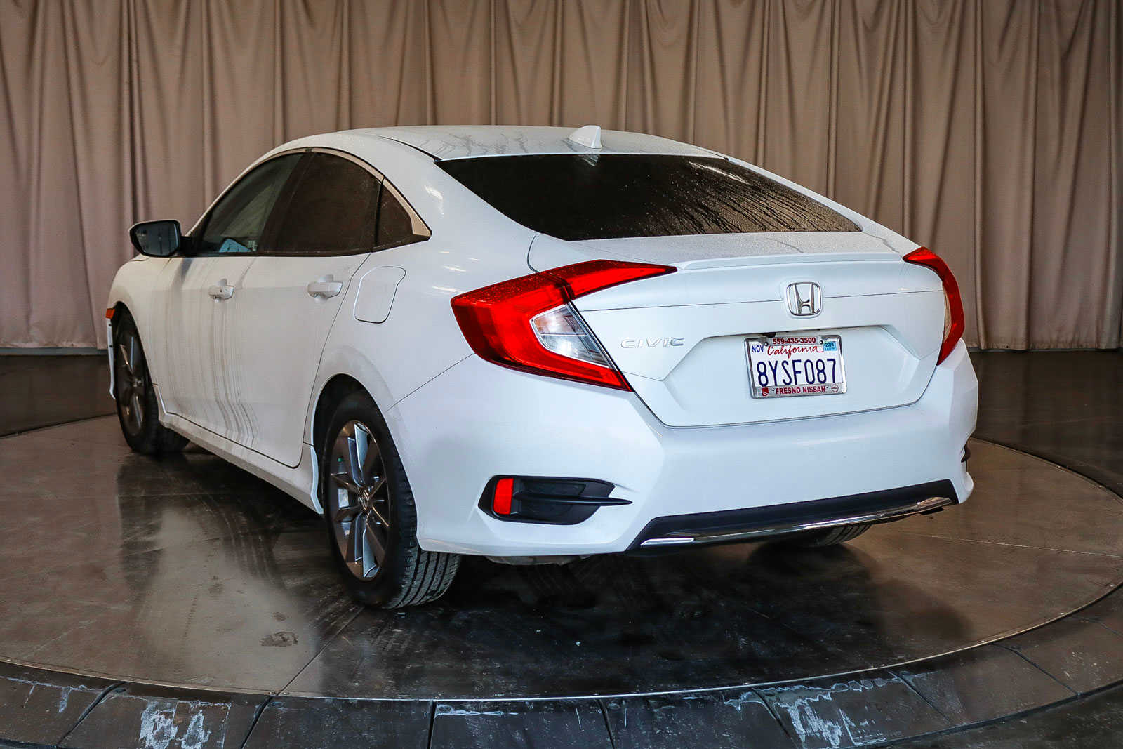 Used 2020 Honda Civic EX with VIN 19XFC1F32LE220129 for sale in Fresno, CA