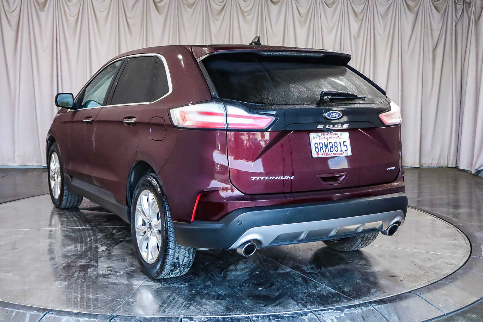 Used 2021 Ford Edge Titanium with VIN 2FMPK4K96MBA27098 for sale in Fresno, CA