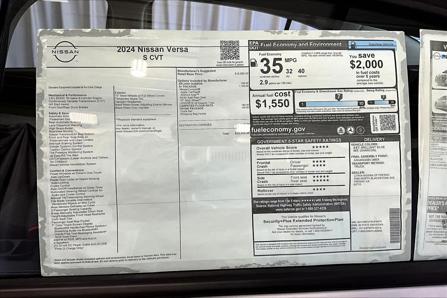 2024 Nissan Versa S 40