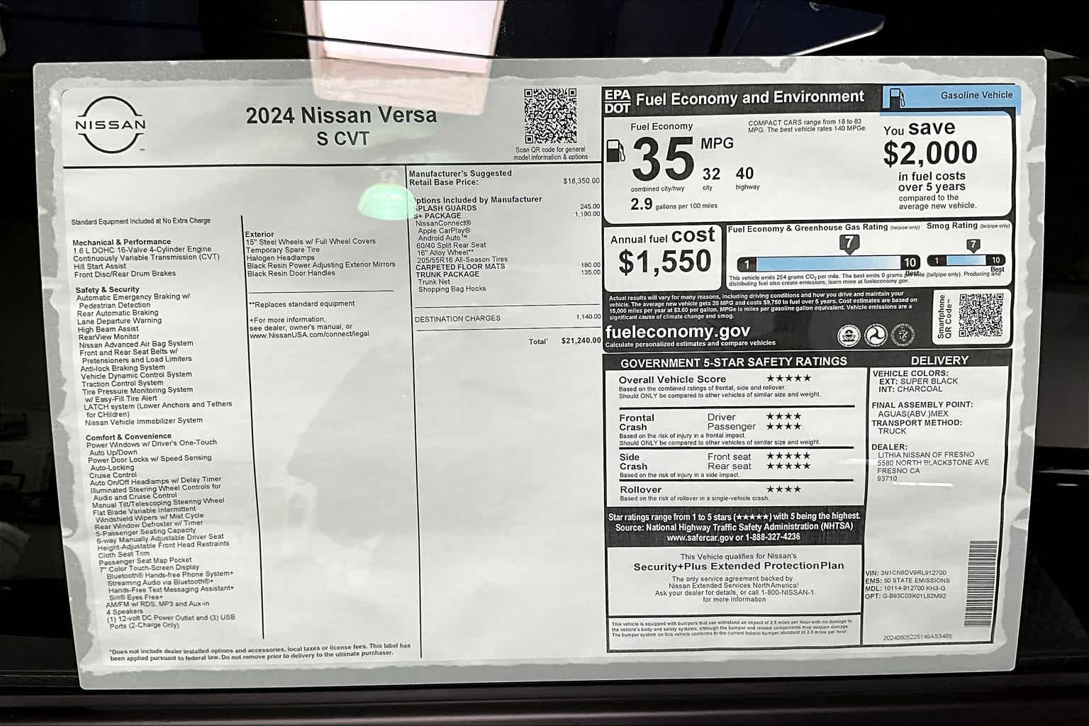 2024 Nissan Versa S 26