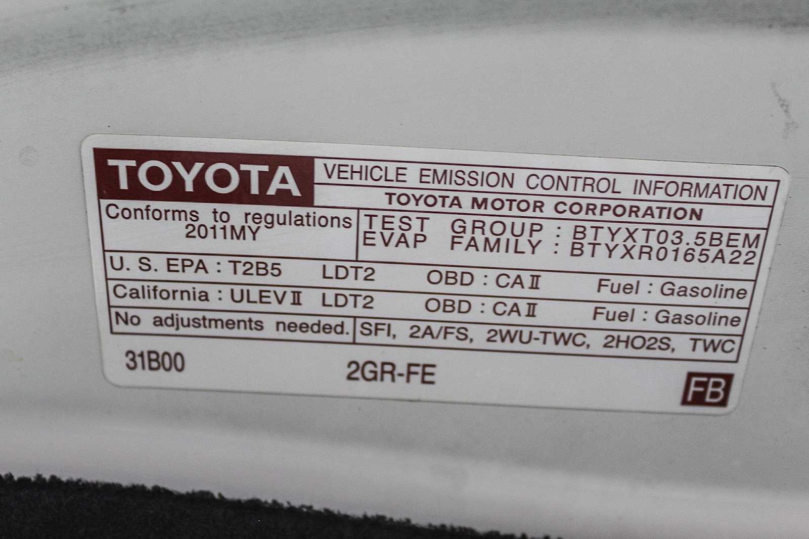 2011 Toyota Venza BASE 28