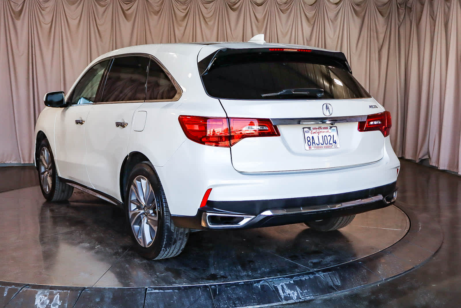 Used 2018 Acura MDX Technology Package with VIN 5J8YD3H50JL002471 for sale in Fresno, CA