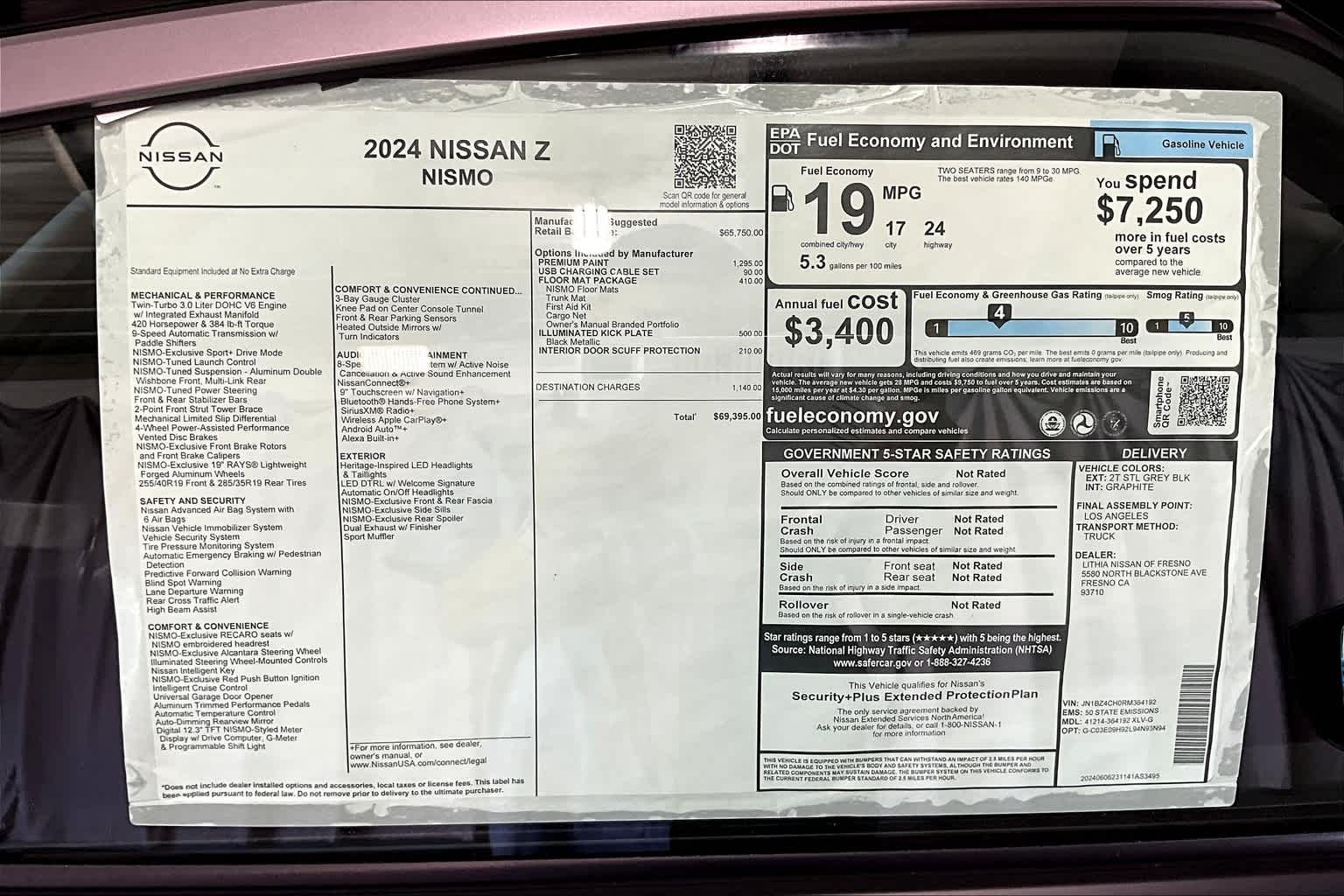 2024 Nissan Z NISMO 35